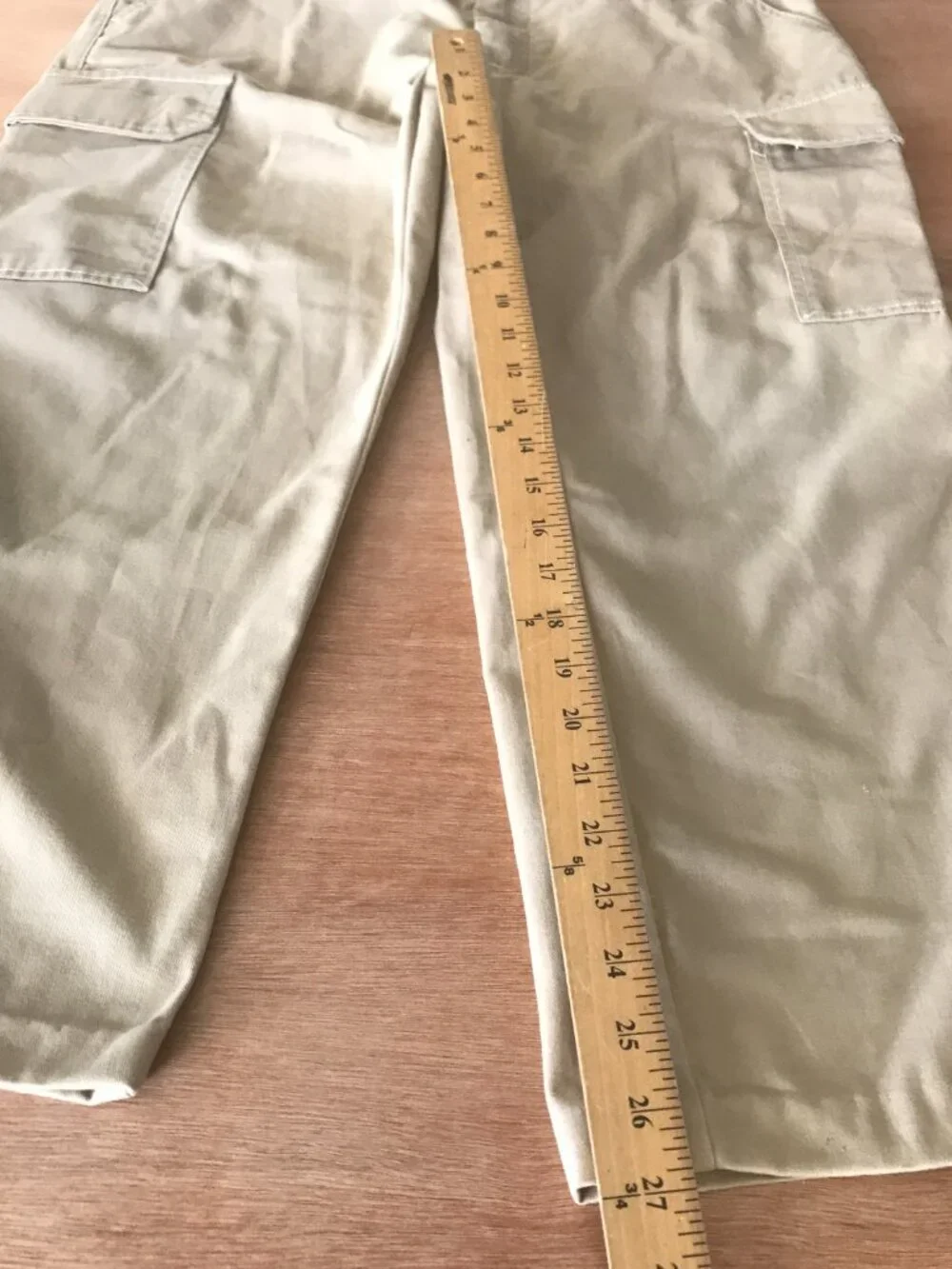 True Religion Cargo Pants Men 32x27 Brown Mid Rise Stretch Straight Leg 20102